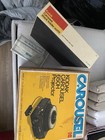 Incomplete Working Kodak Carousel 650H Projector + Stack Loader W/Vintage Slides
