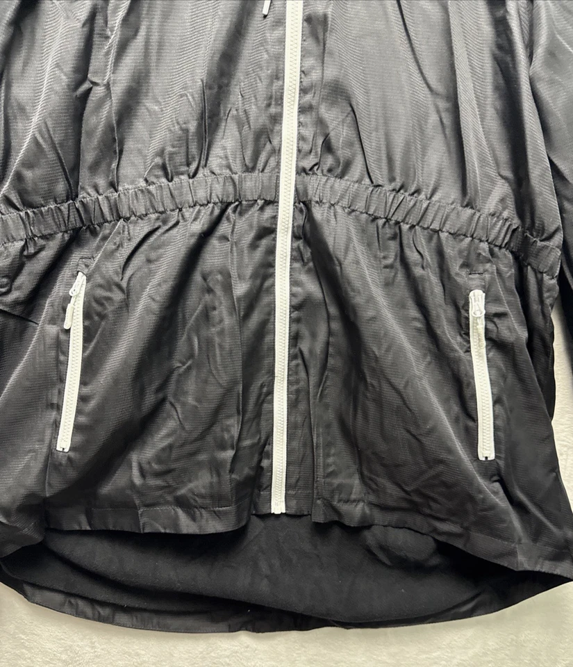 Reebok Men’s 2X  Workout Full-Zip Jacket Hoodie Zipper Pocket  Black/White NWT - Image 3 of 4