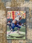 Bruce Matthews Signed Autographed NFL HOF Goal Line Art Card Oilers JSA GLAC