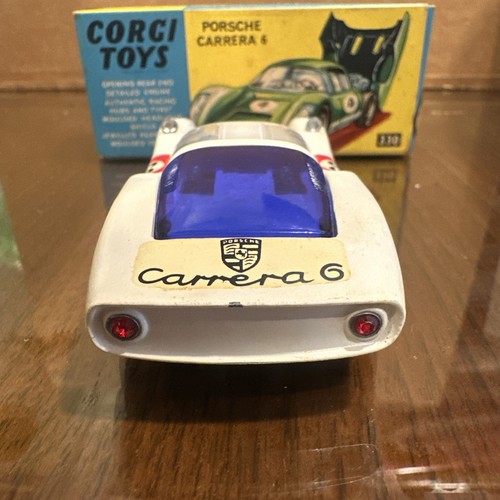 Corgi Toys 330 Porsche Carrera 6 Diecast Car – w/ ORIGINAL BOX – Vintage 1967 - Picture 18 of 18