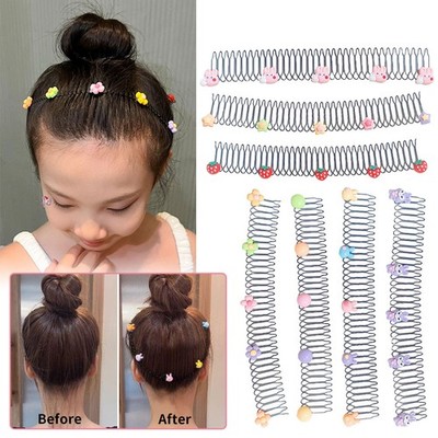 Stretchable Invisible Hair Clips, Girl U Shape Finishing Fixer Comb Headbands OY