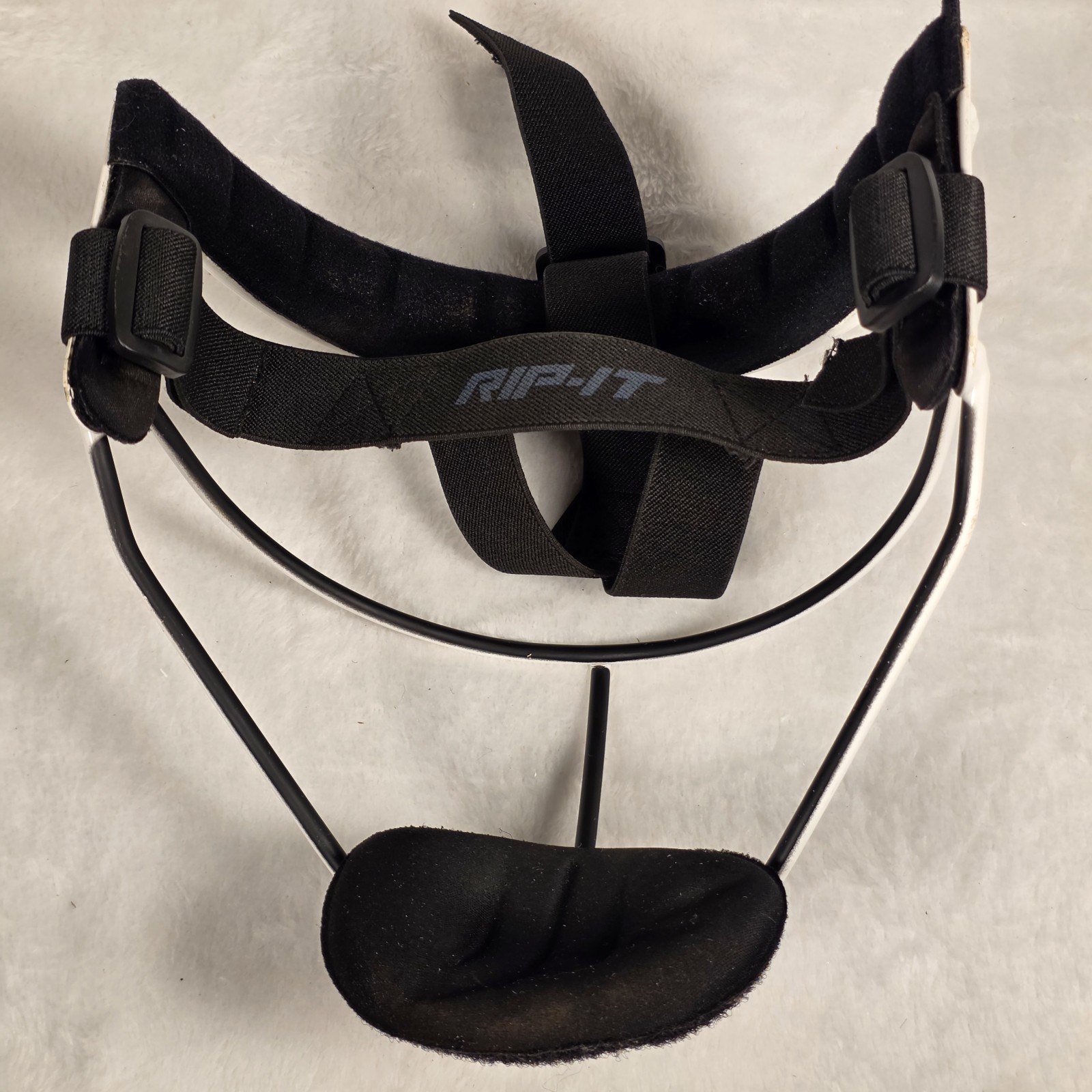 Rip It Women's Girl's Fast-Pitch Softball Face Protector Face Mask White Used 