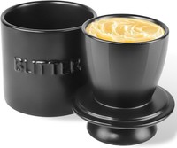 Keramik Butterdose, FranzöSische Butterdose Mit Deckel, Butterglocke Aus Porzell