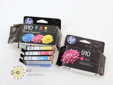 HP 910 3-Pack C/M/Y And HP 1-Pack 910 Magenta Ink Cartridges Exp: Sep/Nov 2027
