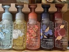Bath & Body Works White Barn Fall Favorites Foaming Soap Set (5)