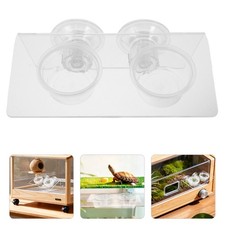 Small Reptile Water Dish Lizard Feeding Bowl Gecko Tank Accessories