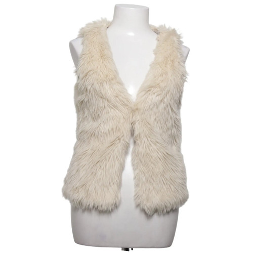 L.O.G.G by H&M, Outdoor Weste, Damen, Größe: XS, Beige, Acryl/Polyester #dPF