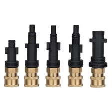 1Pcs 1/4'' Quick Connector Foam Nozzle High Pressure Washer Hose Adapter- 5 Type