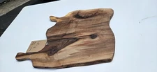 Walnut rare Bastogne live edge (some faux edge) slab w/2 handles