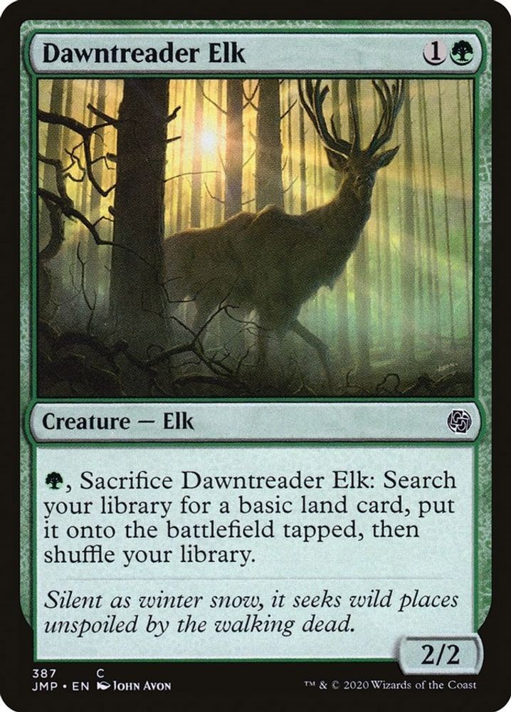 2020 Magic: The Gathering: Jumpstart - Dawntreader Elk (#387, C, Near Mint)