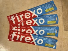 4 Pack Firexo Cooking Pan Fire Extinguisher Sachets - Fire Blanket Alternative