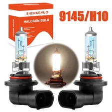 For Dodge Avenger 2008-2009 2x 9145 H10 Halogen Fog Light Bulbs 3800k Warm White For Dodge Avenger 2008-2009 2x 9145 H10 Halogen Fog Light Bulbs 3800k Warm White