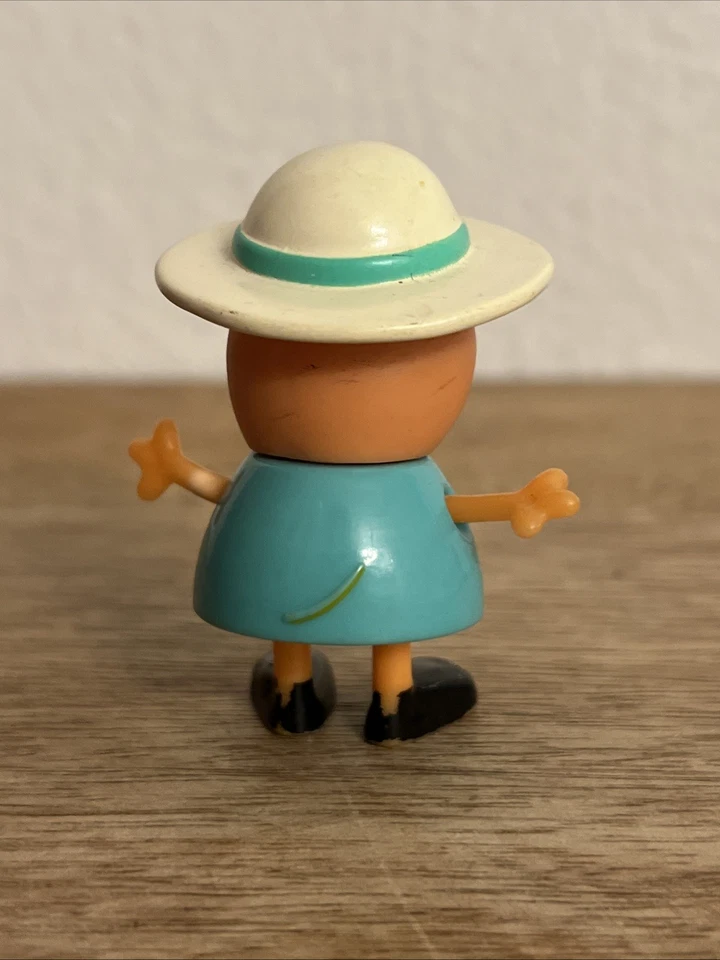 Peppa Pig Candy Cat Safari Sombrero 2.5" Jazwares 2003 de Juego de Picnic Juguete Raro Foto 4 de 4