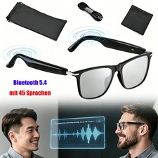 Smart Brille mit AI Übersetzung 45 Sprachen ...