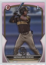 2023 Bowman Prospects Pink 107/175 Nerwilian Cedeno #BP-81 04t5