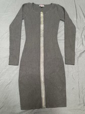 NYC Little Black Dress L Bodycon Ribbed Valentines Sexy Feminine Romantic LBD