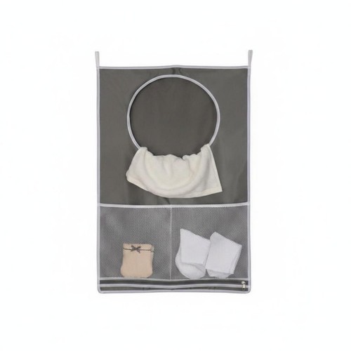 Hanging Laundry Hamper Space Saving over Door Laundry Bag Wide Opening - Afbeelding 1 van 10