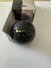 100 balls of VERY RARE AND BRAND NEW IN BOX NIKE ONE BLACK AND GOLD GOLF BALLS
