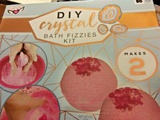 DIY Crystal Bath Fizzies Kit Fashion Angels-Find Your Wings-Ages 8 Makes 2 NEW
