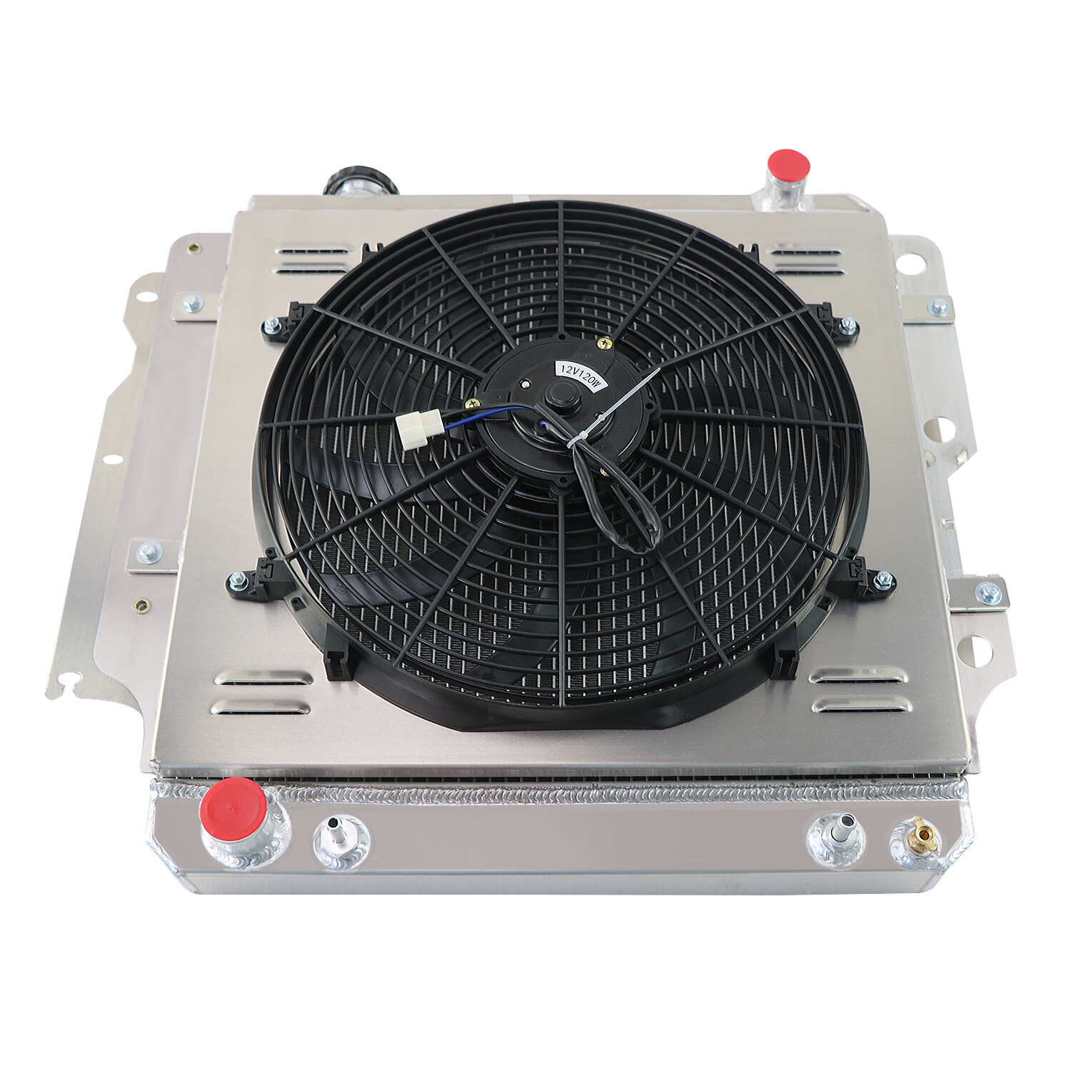 CC2101 3 Row Radiator Shroud Fan For 19872006 Jeep Wrangler YJ TJ