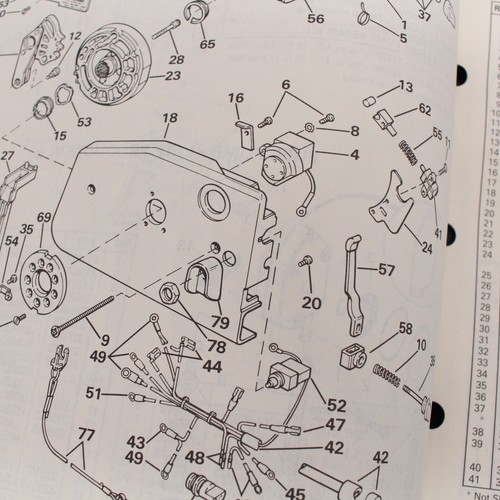 1990 OMC Evinrude Johnson 28 Models Parts Catalog - Picture 2 of 3