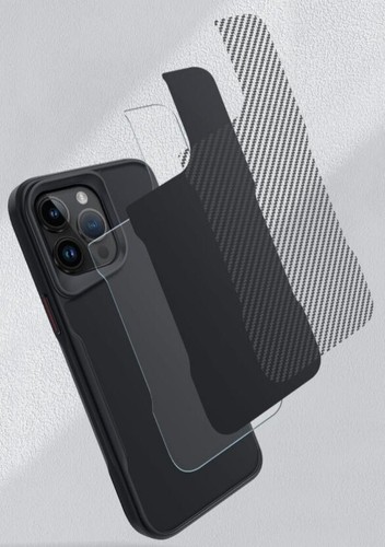 Magnetic Carbon Fiber Ring Stand Case For iPhone 17 Air 16 15 13 12 Pro Max 14 + - Picture 14 of 22