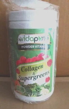 MyVidaPure Powder Vitamin Collagen & Supergreens 11.34 oz Exp 2/2026 NEW SEALED