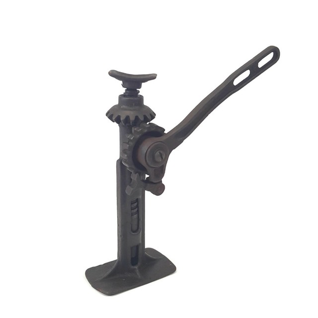 Elite Mfg. Co. Car Jack Ashland Ohio 4NX 2 SCREW JACK early antique