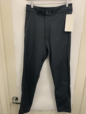Lululemon Commission Pant Slim 34”L NWT Size 28 Melanite