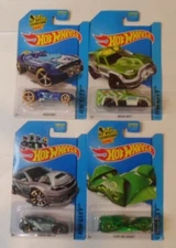 Hot Wheels -  x4 HW City - Rocketfire, Rescue Duty, Subaru WRX + Cloak Dagger