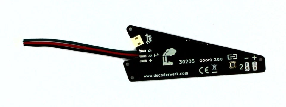DECODERWERK 30205 Weichendecoder DCC + MM für eine Märklin / Trix C-Gleis-Weiche - Bild 2 von 4