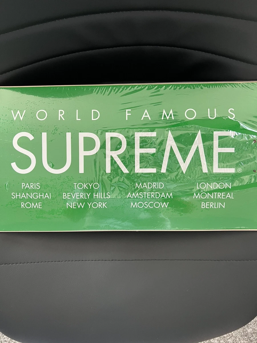 Supreme International Skate Deck - Green SS15 RARE SKATE DECK NEW