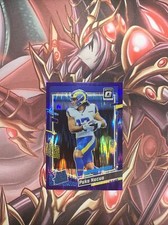 Puka Nacua 2023 Donruss Optic Rated Rookie Purple Shock Prizm SP #238 RC Rams 