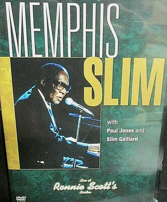 Memphis Slim - Live at Ronnie Scotts London NEW DVD,Concert 15 Tracks Blues,Jazz
