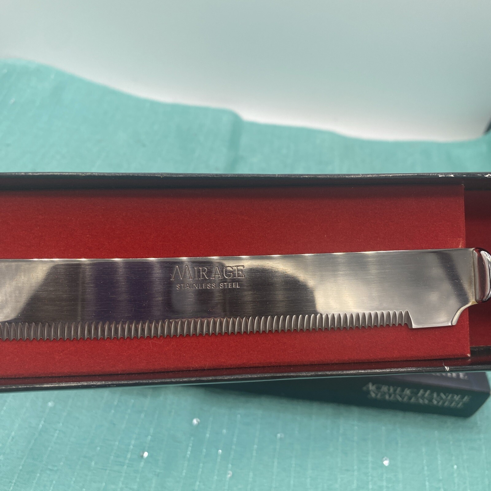 Vintage New Mirage Robinson Knife Co. Japan Acrylic/StainlessSteel All Purpose