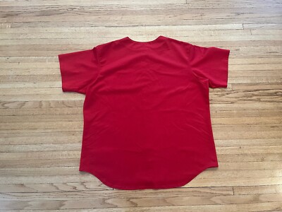 Los Angeles Dodgers Vintage Majestic Red Alternate Jersey XXL USA