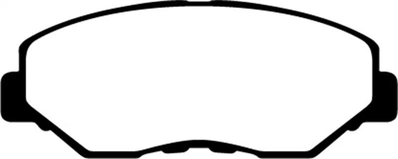 Pastillas de freno delanteras EBC DP41655R Yellowstuff para Honda Accord/CR-V/Elemen 2003-2015 Foto 2 de 4