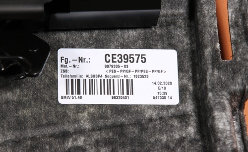 BMW M8 F93 G16 RIPIANO PACCHI LUNOTTO RULLO MENSOLA SOLE BOWERS WILKINS 8079335 - Foto 11 di 12