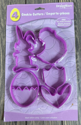 Designware American Greetings Company Easter Cookie Cutters Set of 4