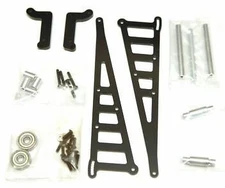 SPTSTC71071AGM gunmetal Wheelie Bar Adapter  ST Racing Concepts