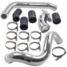 Turbo Intercooler Pipe Kit w/ Intake Elbow For 03-07 Ford F250 6.0L Powerstroke