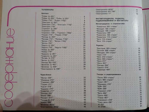 1980 Katalog Sowjetischer Haushalt Ton-, Fernseh- & Radiogeräte mit Preisangabe UdSSR - Bild 14 von 15