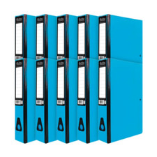 Image of Pukka Brights Box File Foolscap Blue (Pack of 10) New + Free 24h Delivery