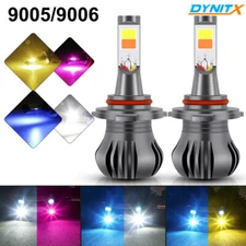 Switchback Strobe Flash LED Fog Driving Light Bulbs DRL 9005 9145 H10 9006 HB4