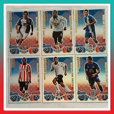 10/11 Topps Match Attax Extra Premier League Trading Cards - Man of the Match