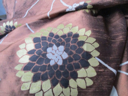5.5 metres Prestigious design 100% silk curtain fabric remnant 140cm wide - Picture 9 of 13