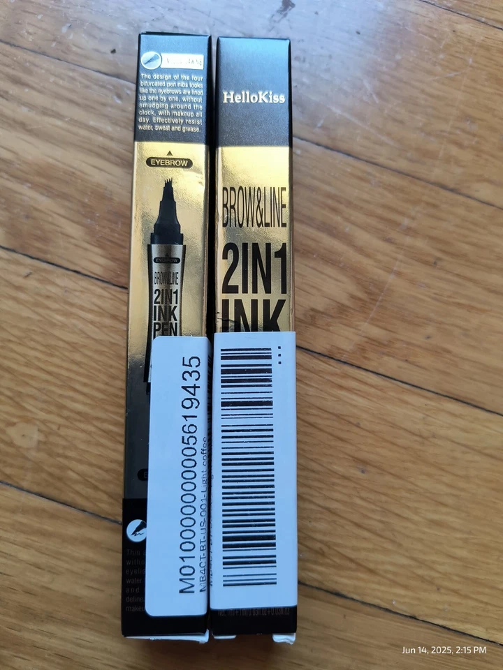 Wholesale 60 Microblade Eyebrow Pens Eyeliner Double Ended 4 Tip Eyebrow Pen New - Image 4 of 4