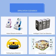 Ultrasonic Distance Sensor Waterproof Garage Parking Occupancy Vehicle Detector