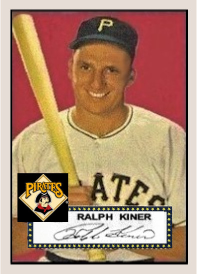 RALPH KINER 1952 STYLE B### BUY 5 GET 1 FREE #### or 30% OFF 12