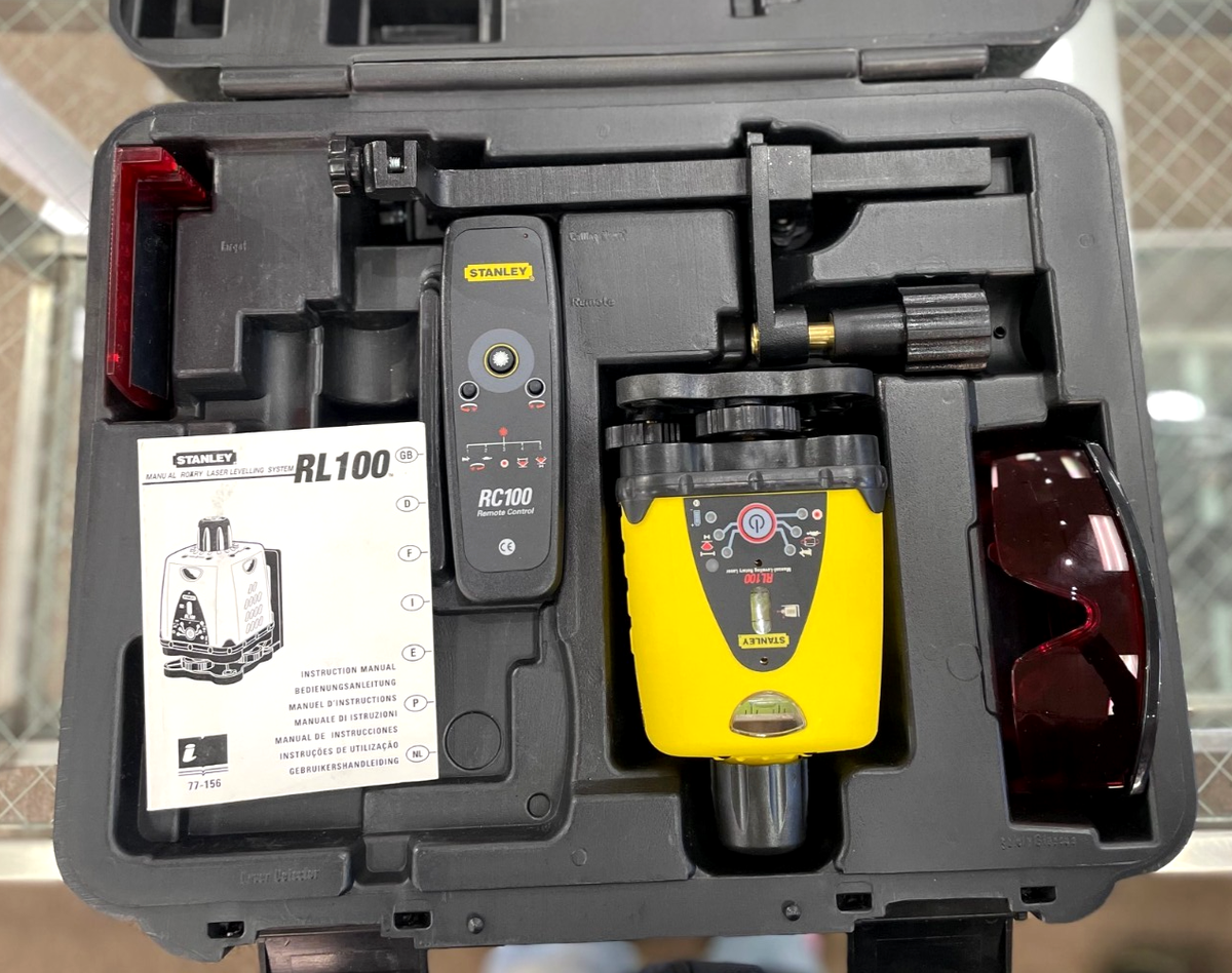 Stanley RL100 Manual Rotary Dual Beam Vertical & Horizontal Laser